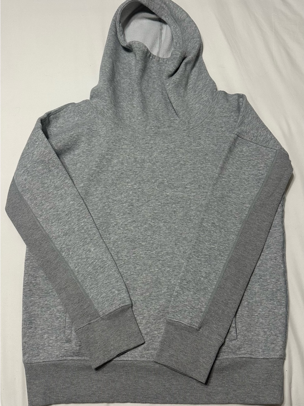 ZYIA Women's Heather Gray Turtleneck Hoodie